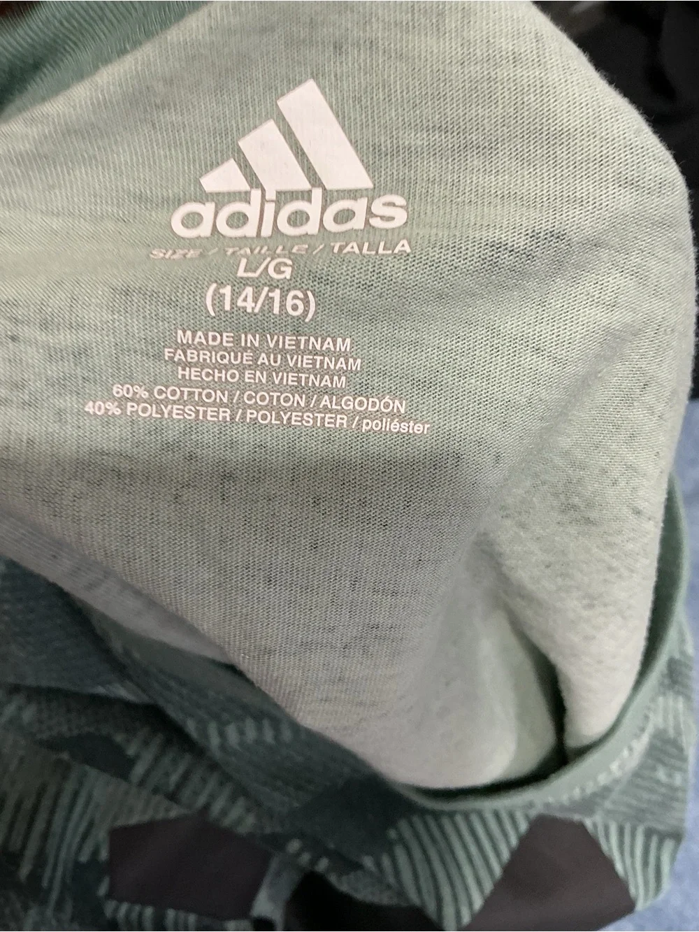 Adidas Youth Camo Logo Graphic Tee